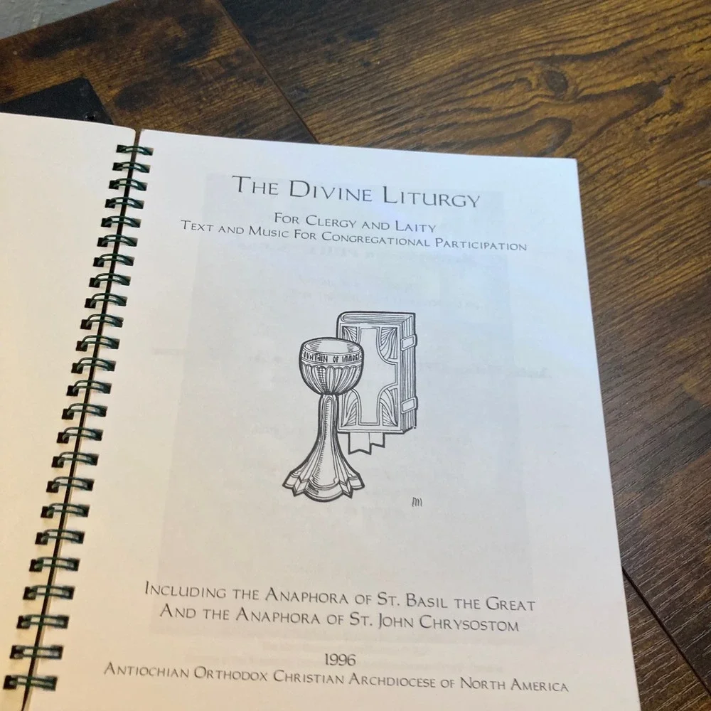 Antiochian Orthodox Divine Liturgy for Clergy and Laity Music Text 1997 Anaphora